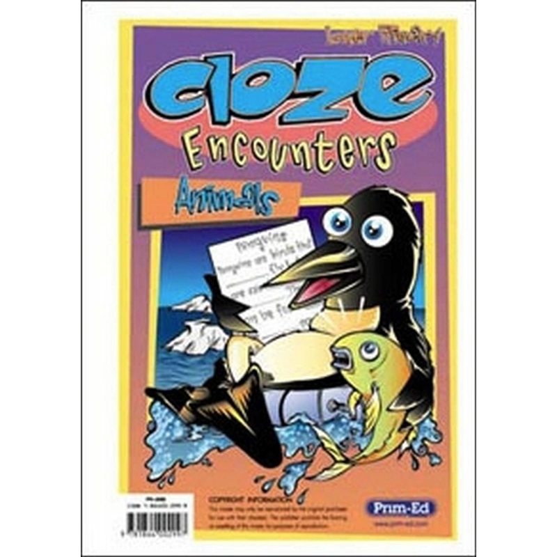 Cloze Encounters  Animals  Lower Primary