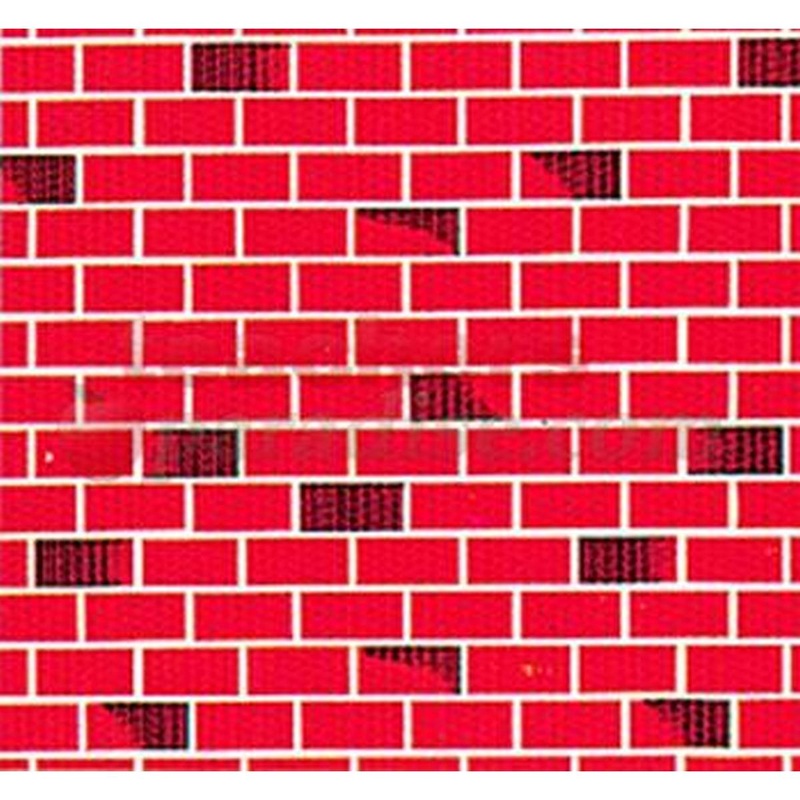 Fadeless Display Rolls 1.2m x 3.7m Two Tone Brick