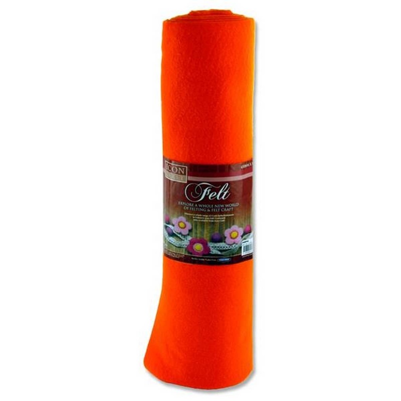 Felt 5 metre Roll  Orange