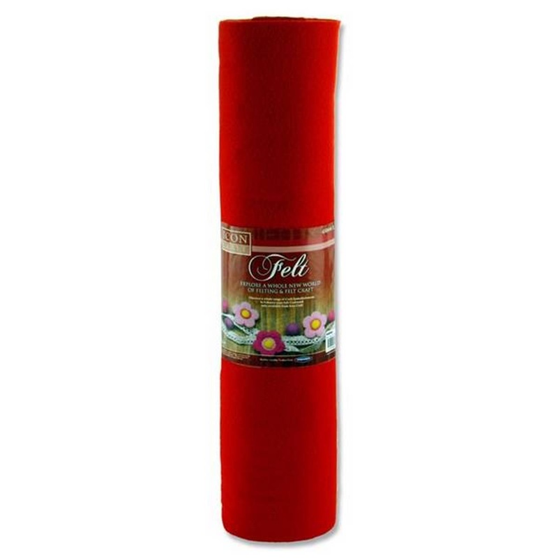Felt 5 metre Roll  Red