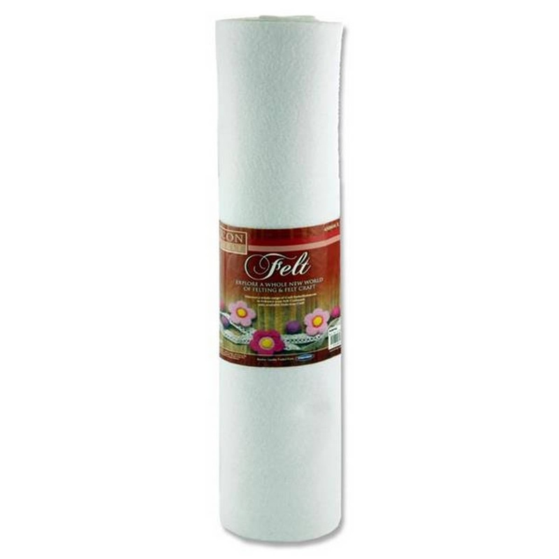 Felt 5 metre Roll  White