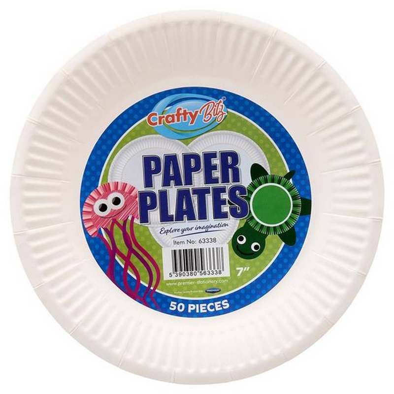 Paper Plates Set of 100 7