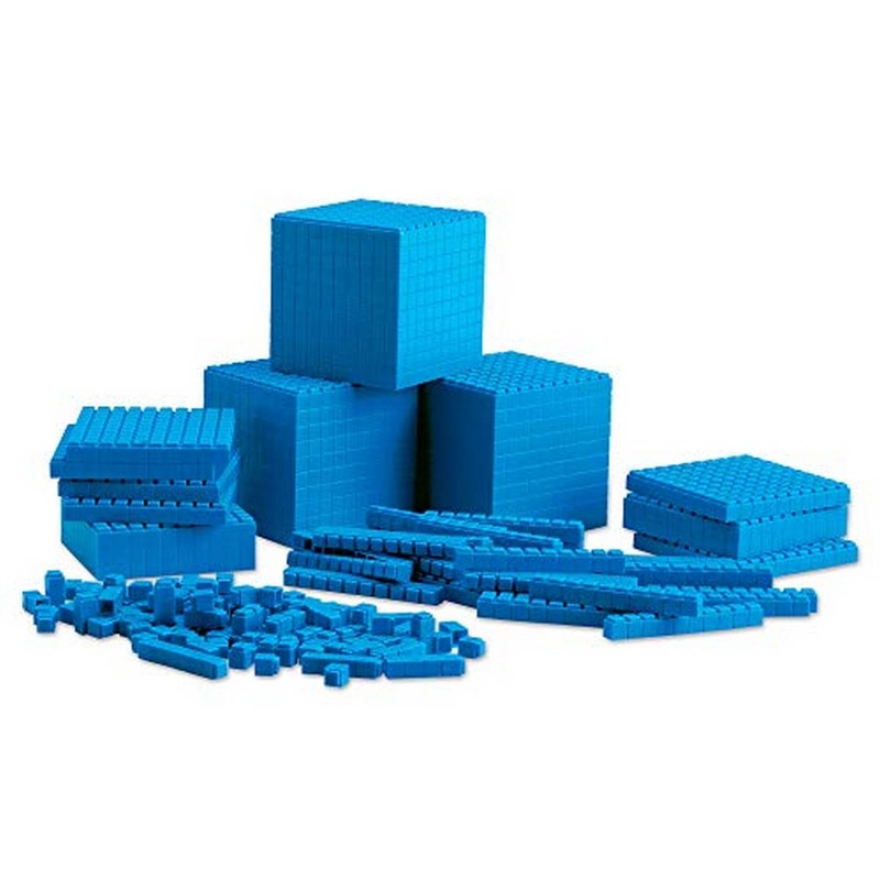 Interlocking Plastic Base Ten Class Set