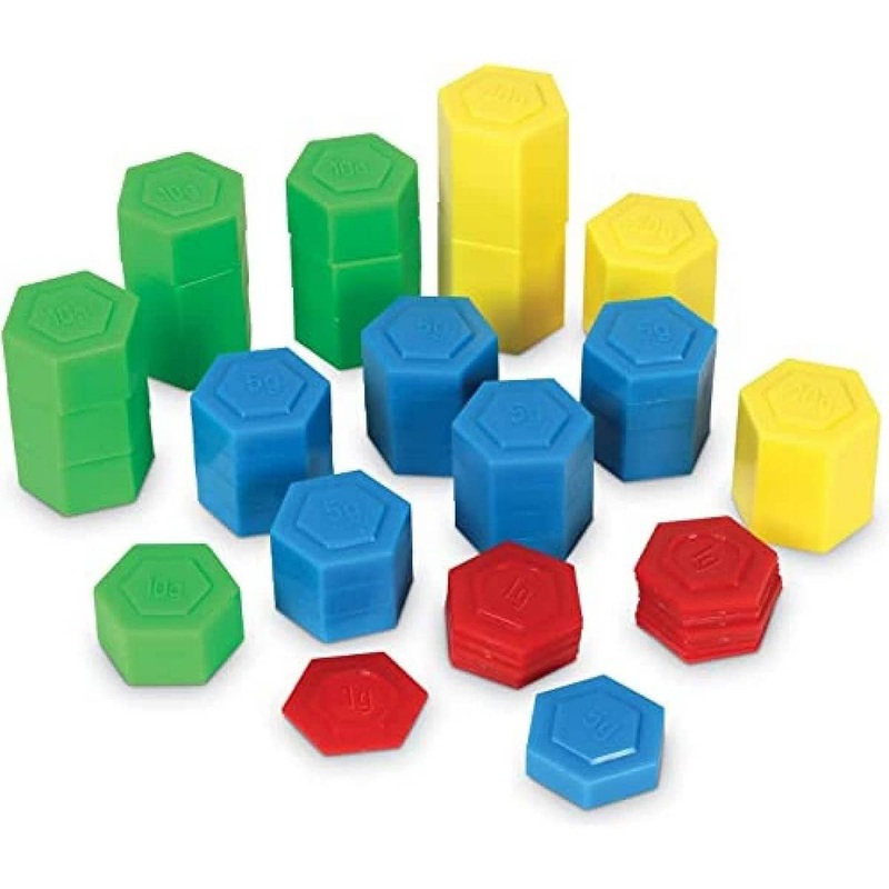 Learning Resources Metric Weights Set of 54