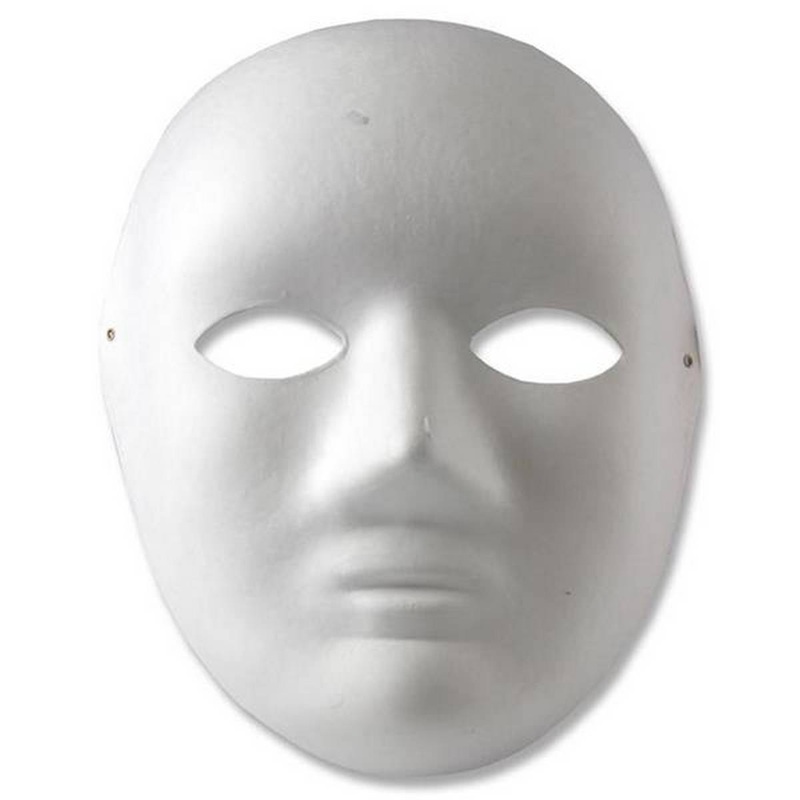 Plastic White Children Face Masks Pack of 10
