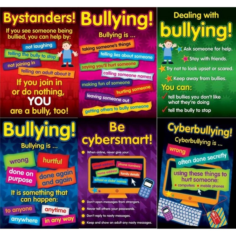 Bullying in the cyber age Early Years  Poster set  of 6