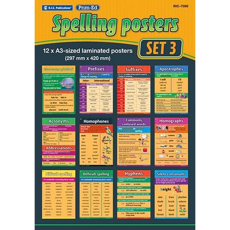 Spelling Posters Set 3
