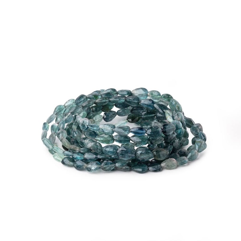 5×3-7x5mm Indicolite Bi-Color Tourmaline Faceted Pear Beads 16 inch 69 pieces (ONLINE ORDER ONLY)