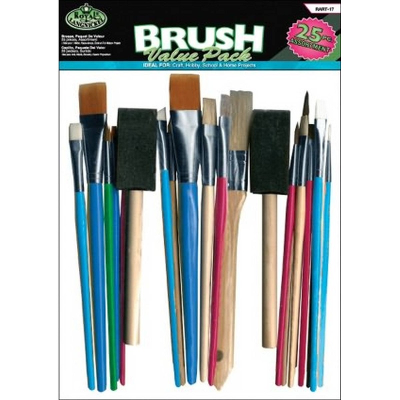 **Brush Value Pack of 25 Assorted