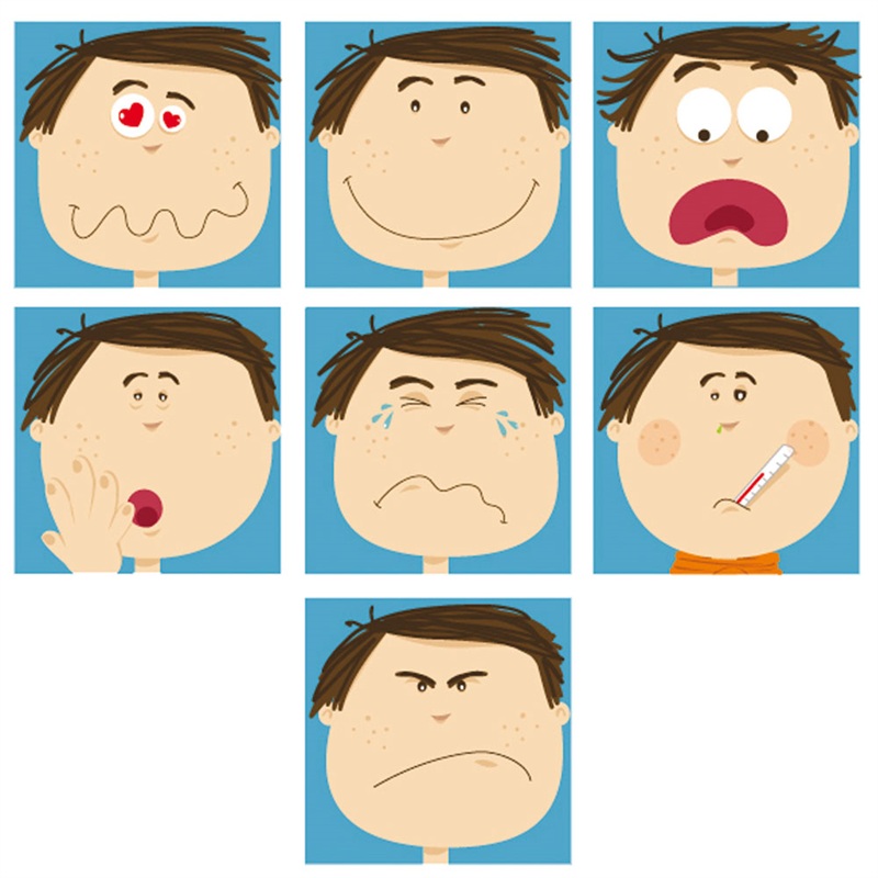 How Do You Feel Mandala Mats Set of 7