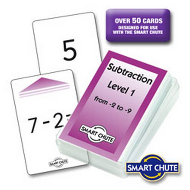 Subtraction Facts Chute Cards  Level 1
