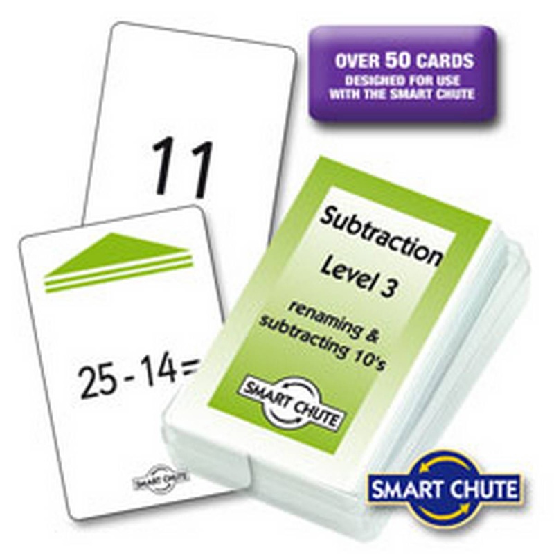 Subtraction Facts Chute Cards  Level 3