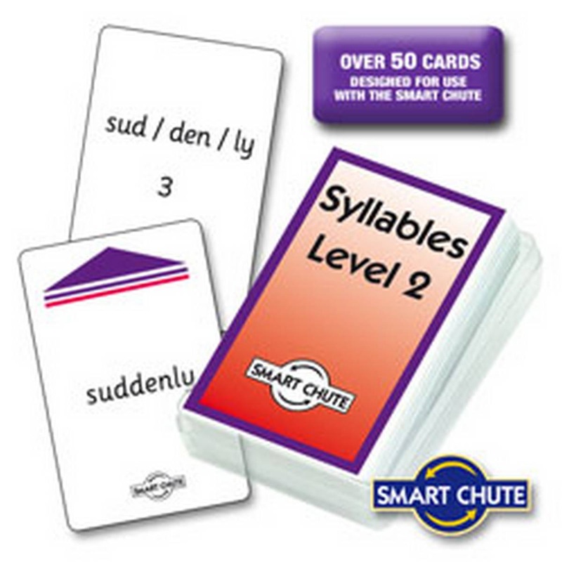Syllables Chute Cards  Level 2