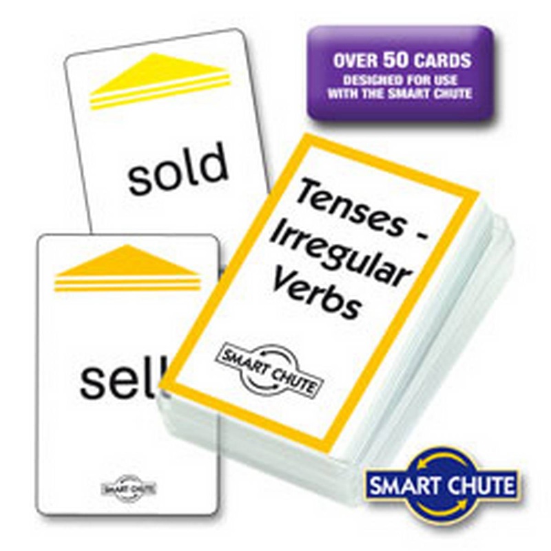 Tenses  Irregular Verbs Chute Cards
