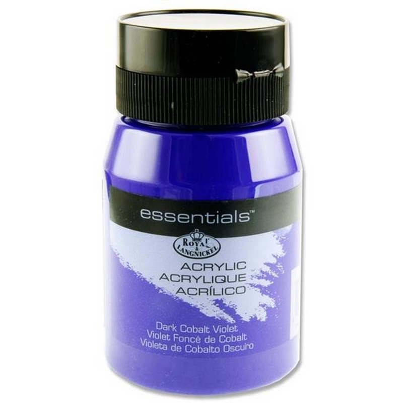 Essentials 500ml Acrylic Pot  Dark Cobalt Violet