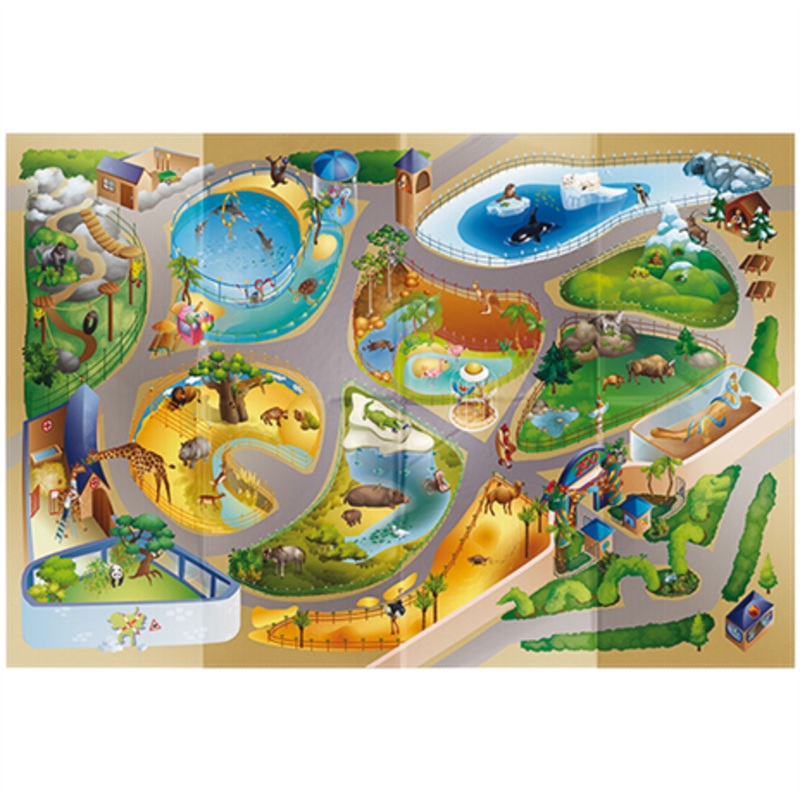 Large ZOO Waterproof Outdoor Play Mat 140x200cm