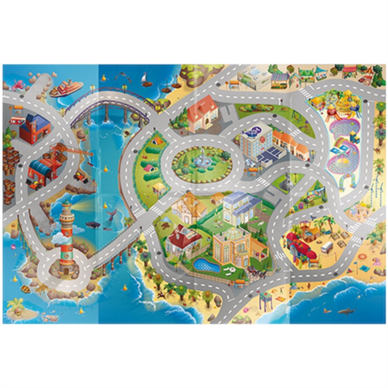 Small COASTAL Waterproof Outdoor Play Mat 100 x 140