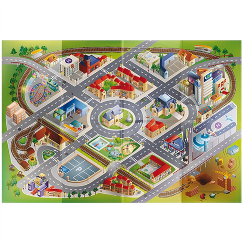 Small TOWN Waterproof Outdoor Play Mat 100x140cm