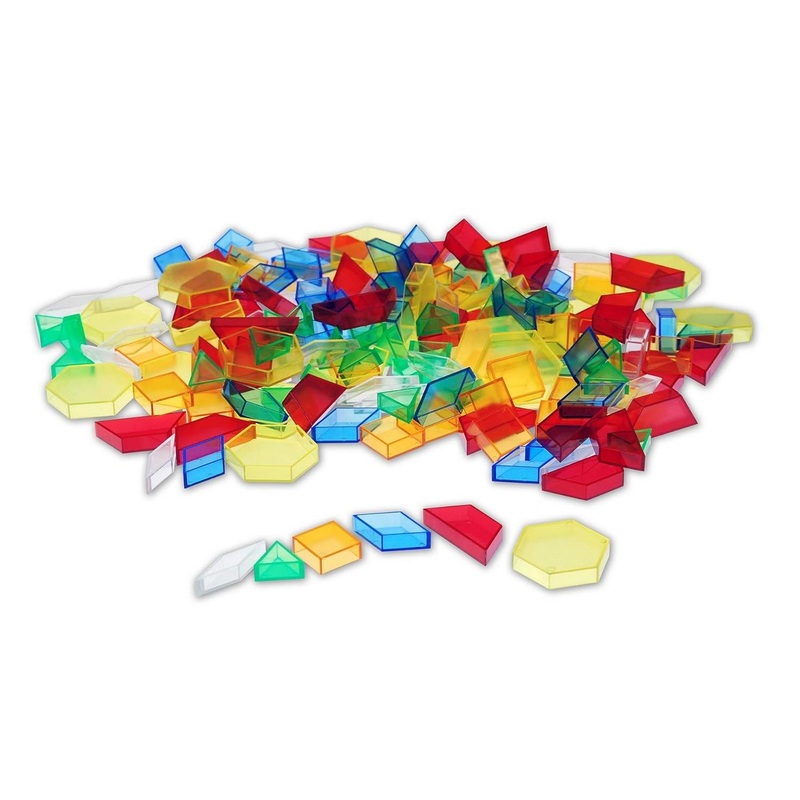 Translucent Hollow Pattern Blocks  Pack of 180
