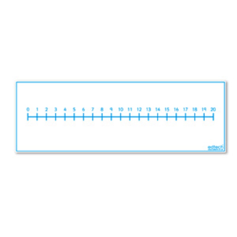Double Sided Write n Wipe Number Lines Pack of 30