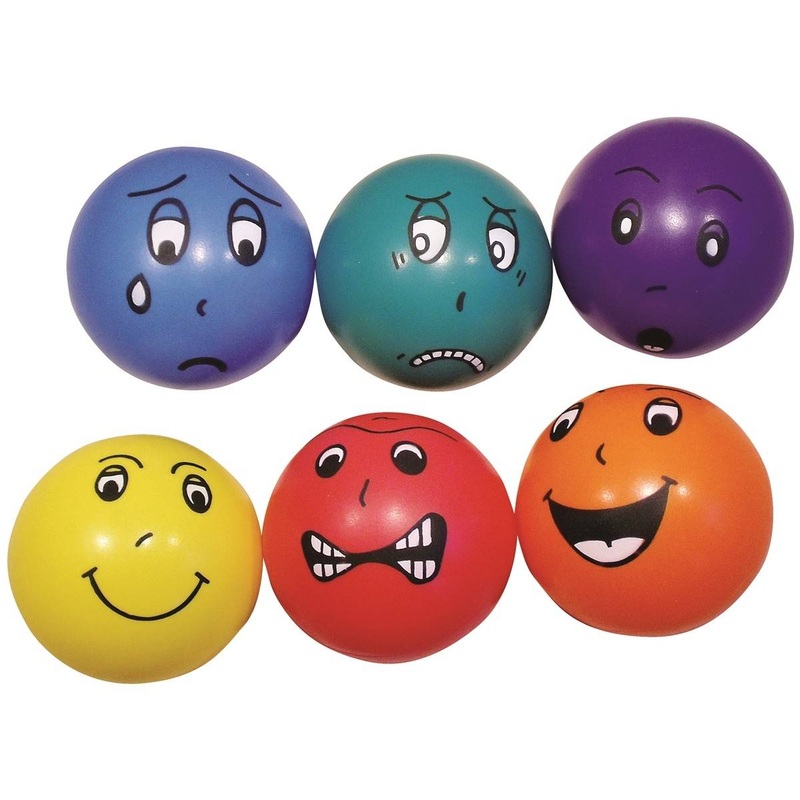 Emotions Faces 20cm  Set of 6