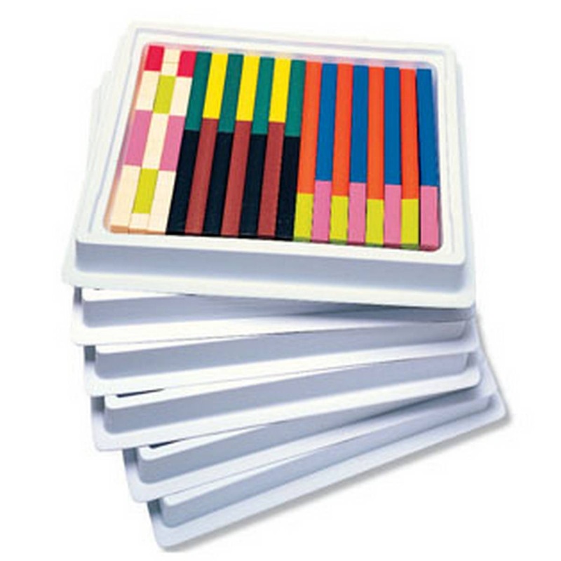 Learning Resources Plastic Cuisenaire Rods Classroom Multi Pack (in six trays)