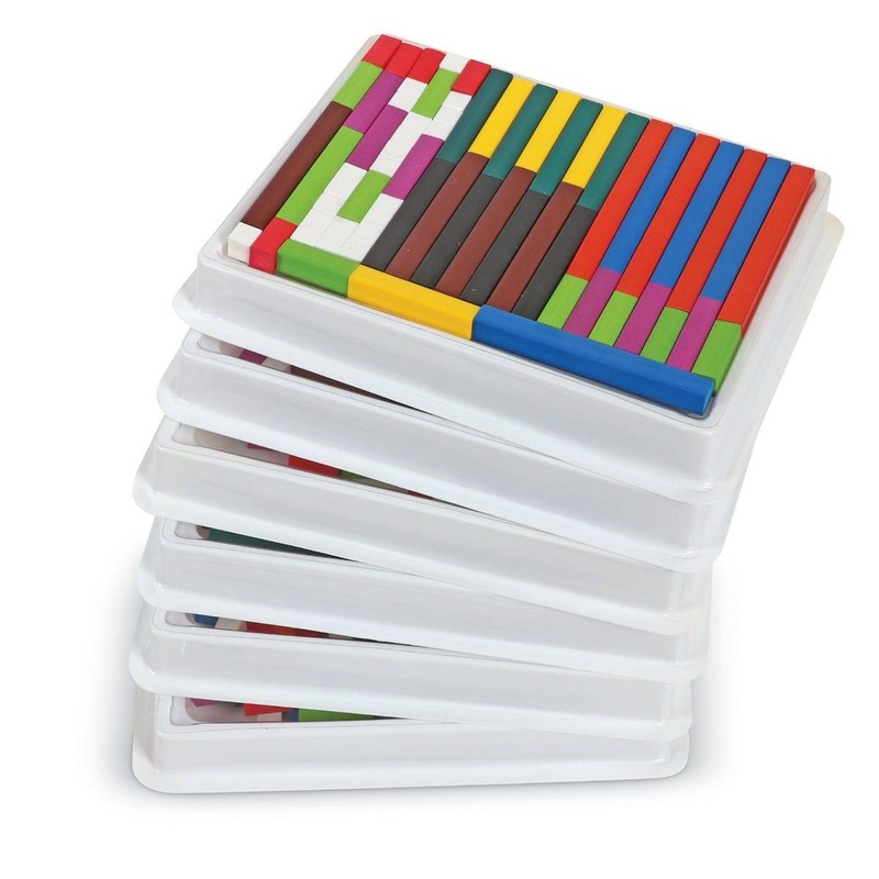 Wooden Cuisenaire Rods Classroom Multi Pack (in six trays)