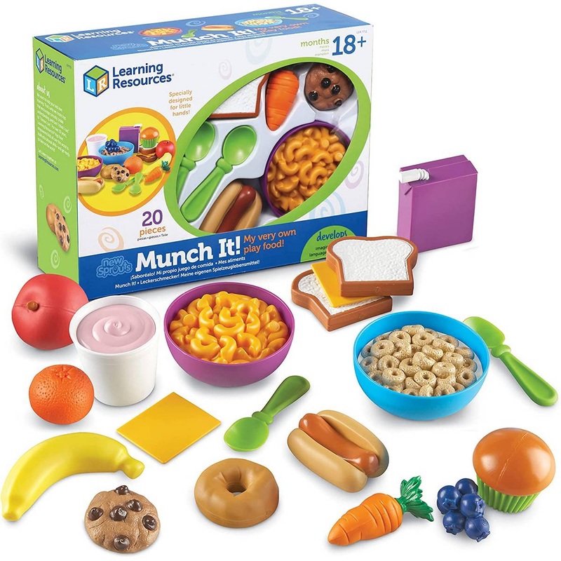 Learning Resources New Sprouts Munch It Play Food Set