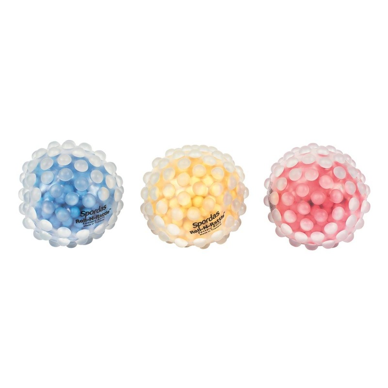 Set of 3 Roll-N-Rattle Sensory Balls 10cm
