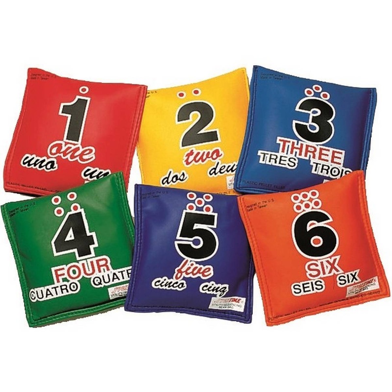 Utility Sequencing Beanbags (set of 6 colours)