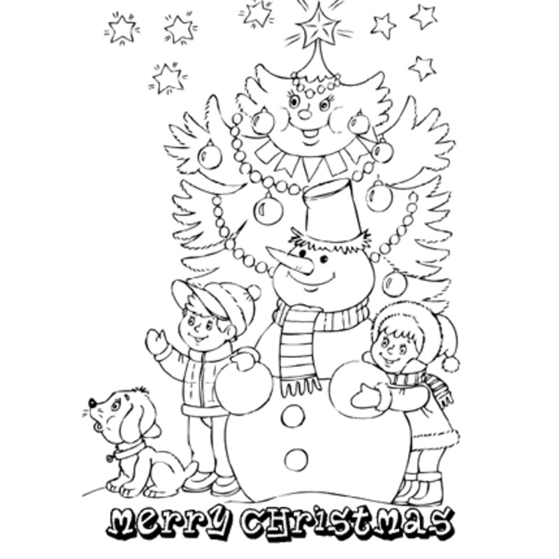 Colour in Christmas Cards Pack 2