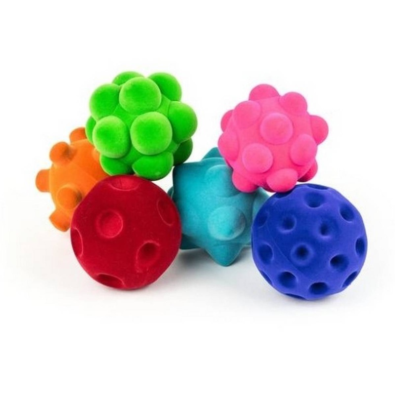 Set of 6 Rubbabu Sensory Balls
