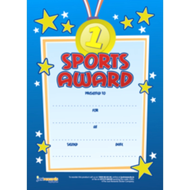 Sports Award Certificates