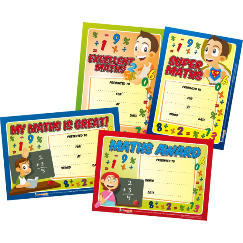 Mixed Maths Award Certificates