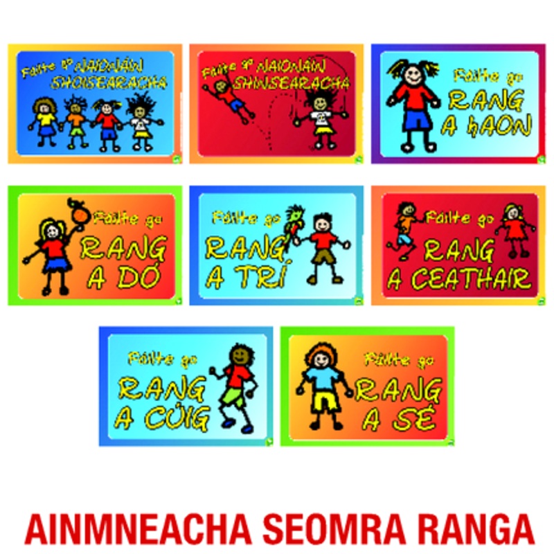 Filte go ar Seomra Ranga Classroom Signs