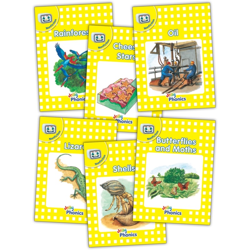Jolly Phonics Decodable Readers Level 2 (Yellow Level) General Fiction