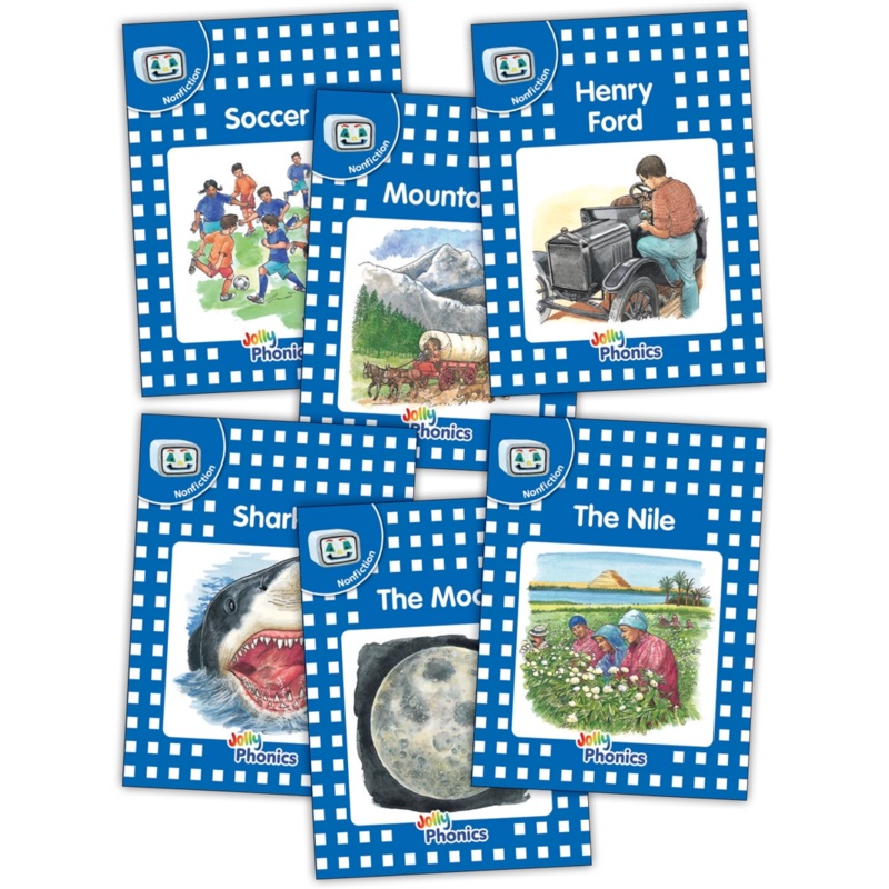 Jolly Phonics Decodable Readers Level 4 (Blue Level) Non-fiction