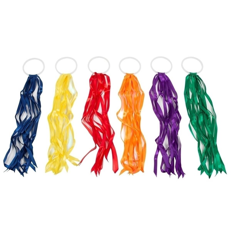 Set of 6 Rainbow Hoops 30cm