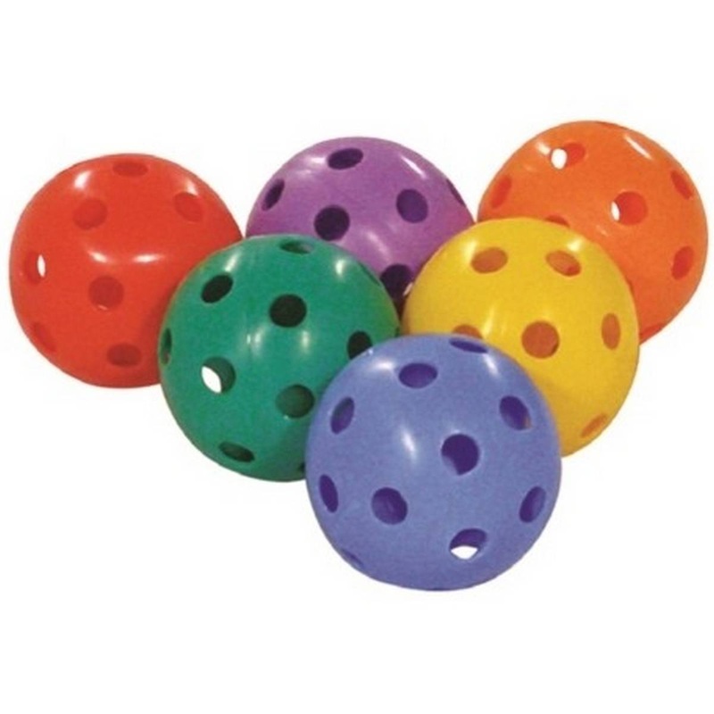 Floor Hockey Balls  Coloured Set of 6