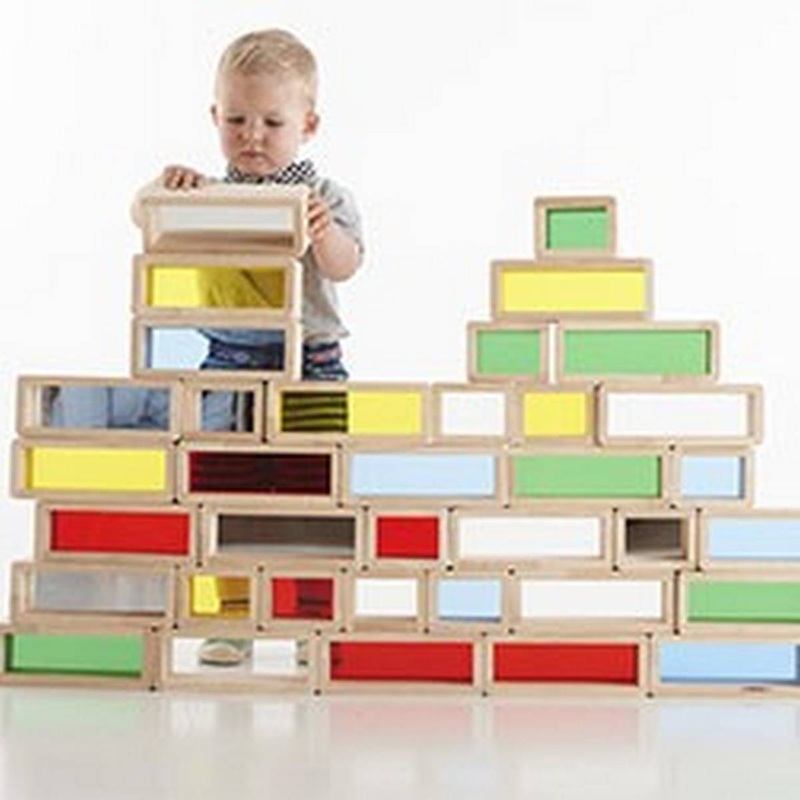 Giant Rainbow Bricks Pack of 36