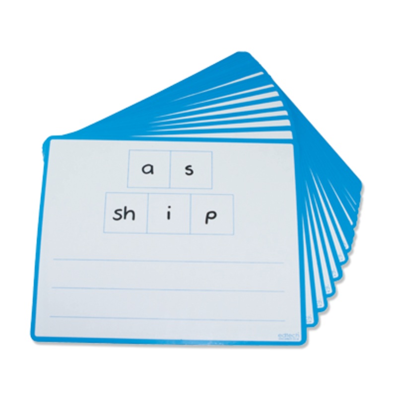 A4 Phonics Write n Wipe Boards