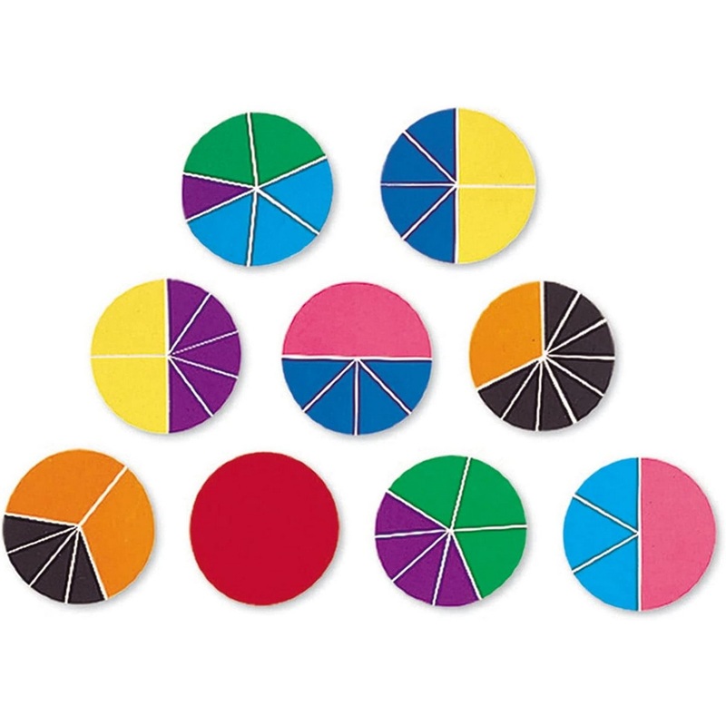 Learning Resources Deluxe Rainbow Fraction Circles