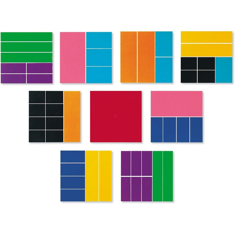 Learning Resources Deluxe Rainbow Fraction Squares