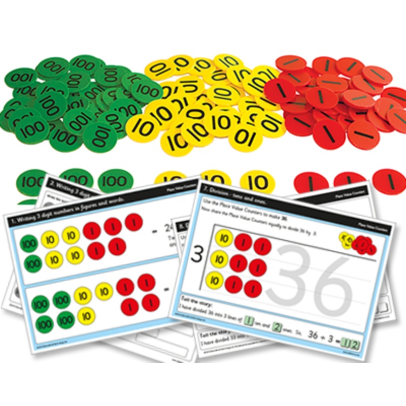 Place Value Counters with Workcards