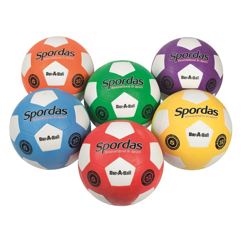 Set of 6 Spordas Dur-O-Sport Footballs Size 5
