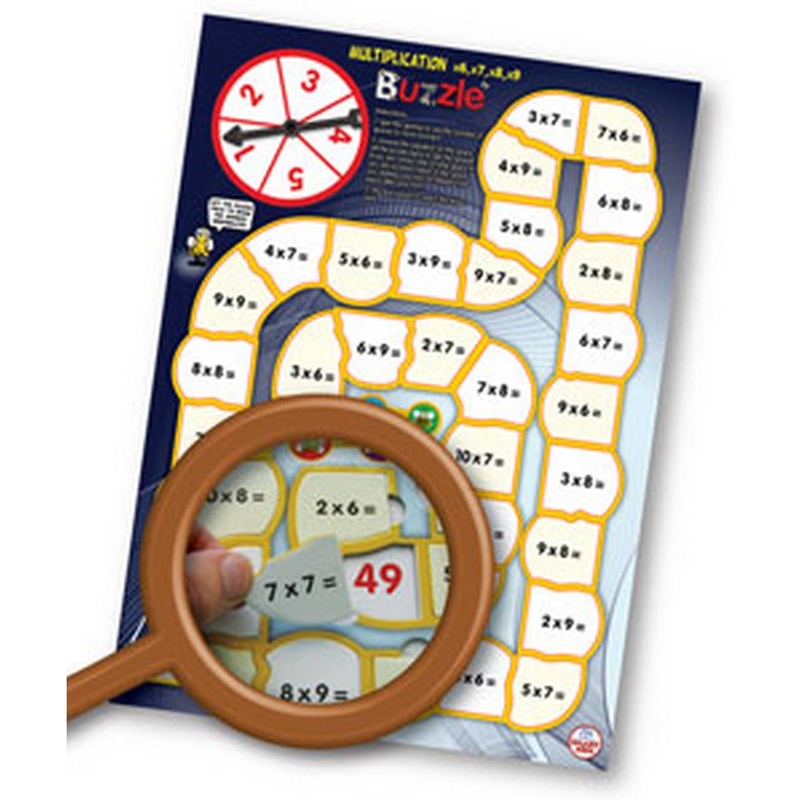 Multiplication x 6,7,8,9 Buzzle