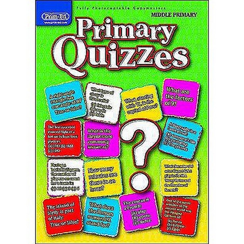 Primary Quizzes (Middle) Ages 7-9