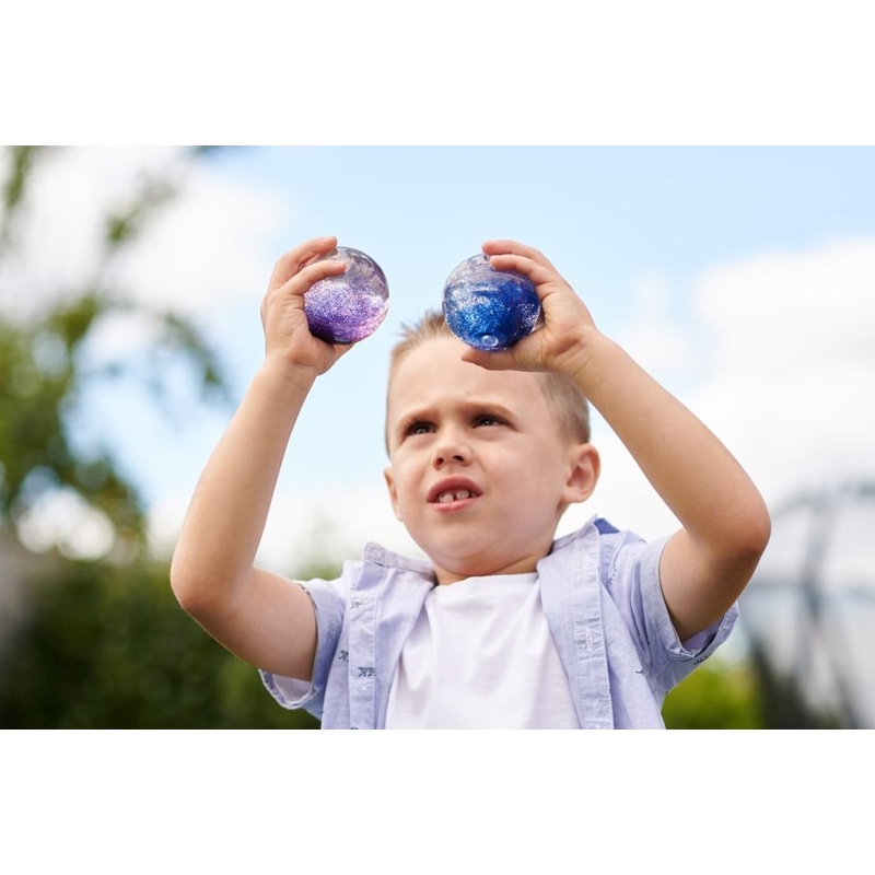 Sensory Rainbow Glitter Balls  Pack of 7