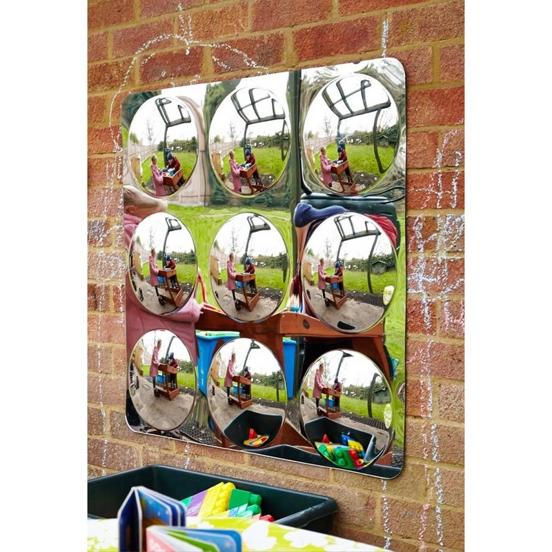 Giant 9-Domed Acrylic Mirror Panel  780mm