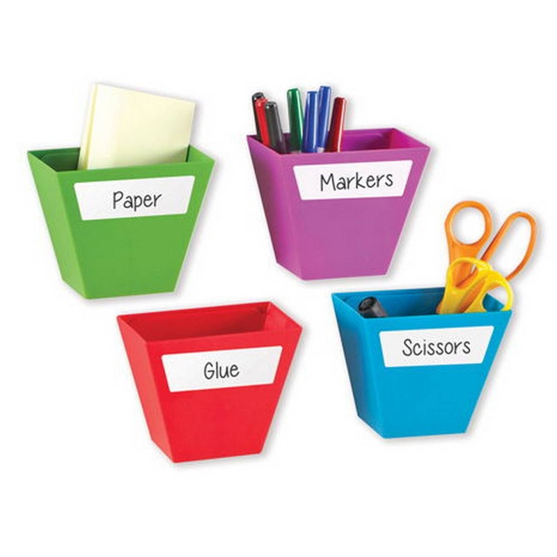Magnetic Create-a-Space Storage Boxes (Set of 4)